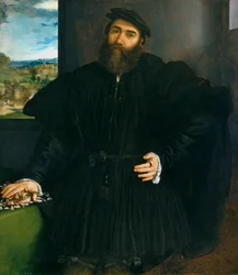 寡婦のMercurio Buaの肖像、1535年頃